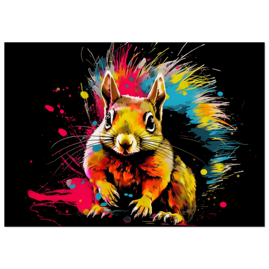 Squirrel pop art (SQUIRREL19)