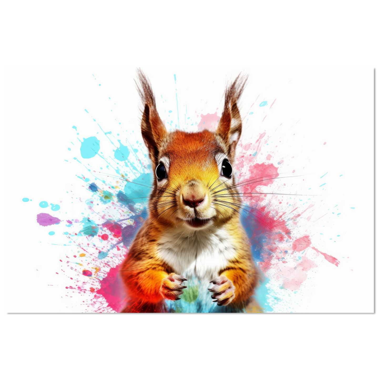Squirrel pop art (SQUIRREL21)