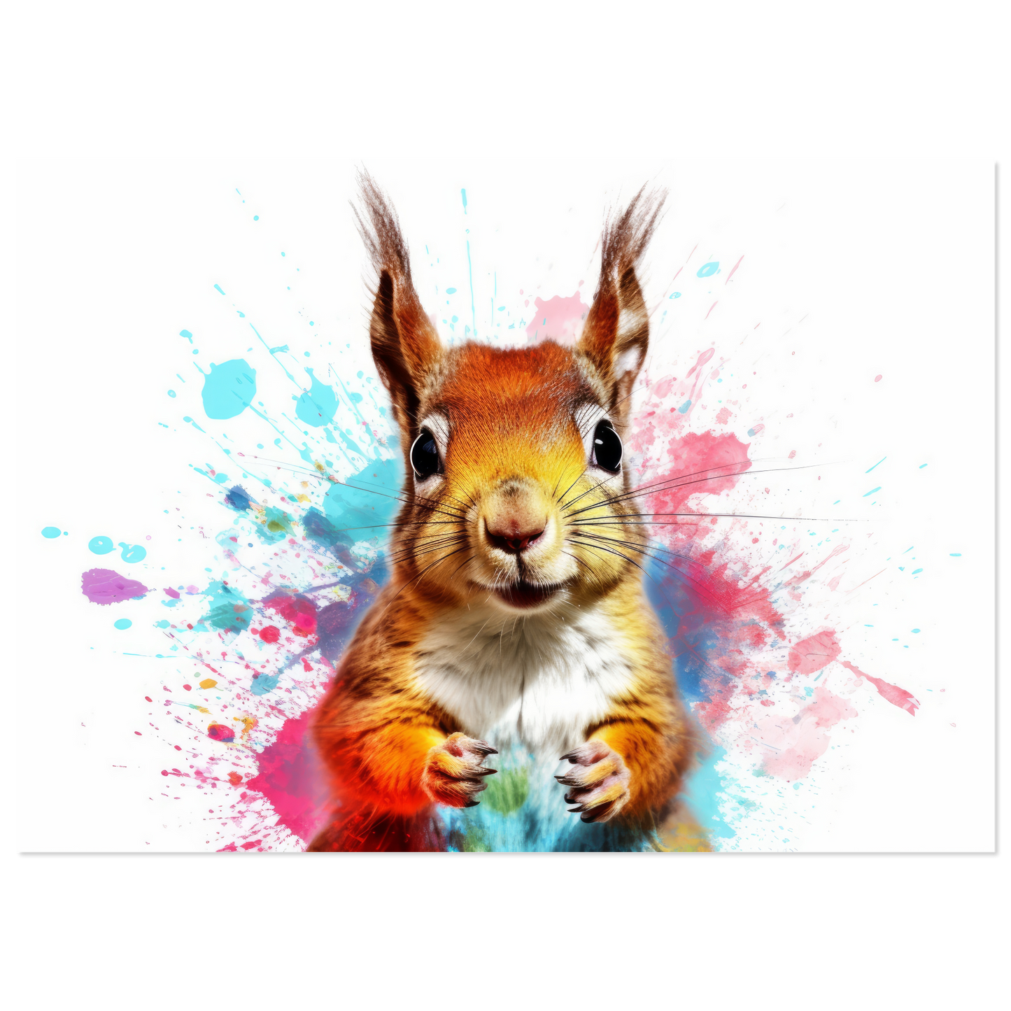 Squirrel pop art (SQUIRREL21)
