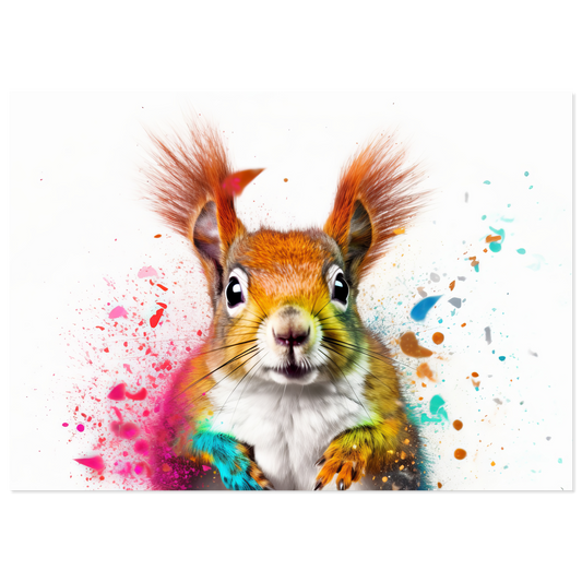 Squirrel pop art (SQUIRREL22)