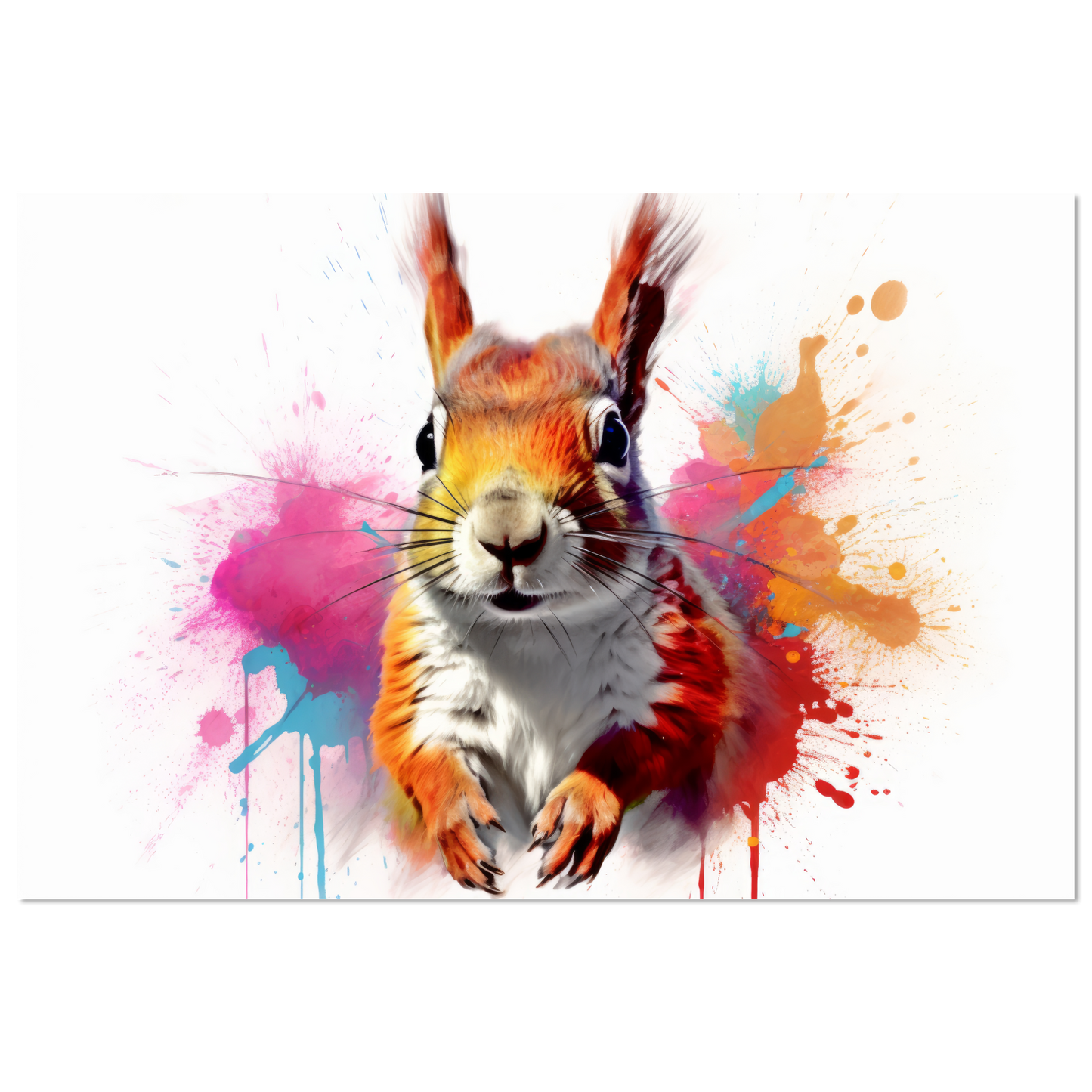 Squirrel pop art (SQUIRREL23)