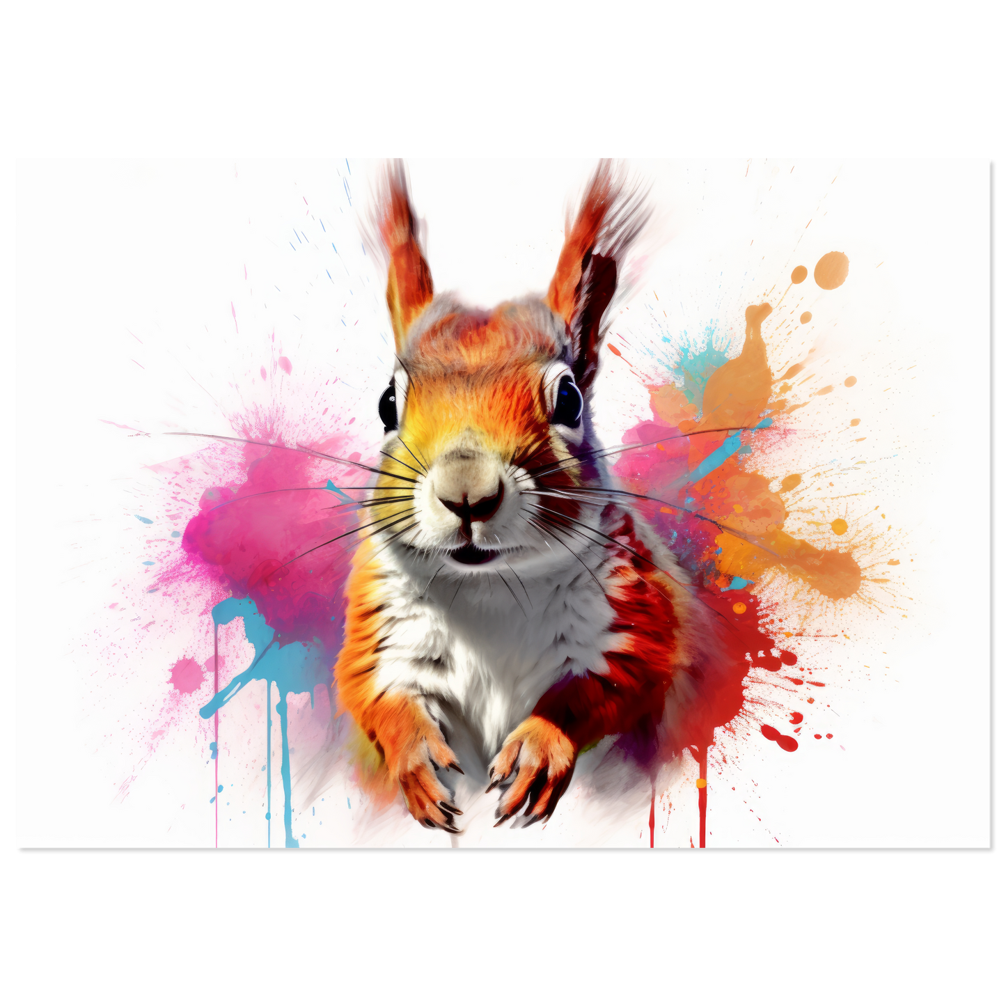 Squirrel pop art (SQUIRREL23)