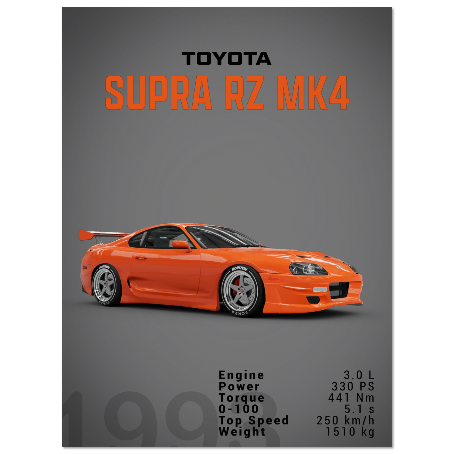 Toyota Supra RZ MK4 (SUPRA03D)