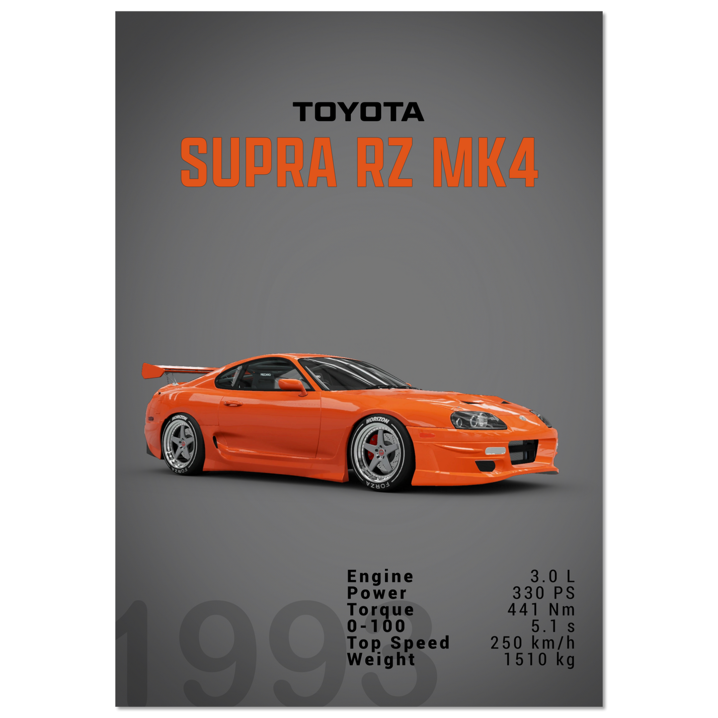 Toyota Supra RZ MK4 (SUPRA03D)