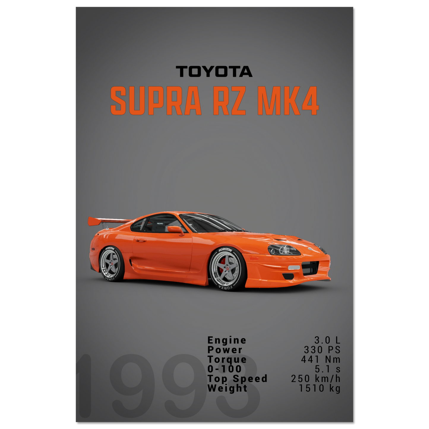 Toyota Supra RZ MK4 (SUPRA03D)