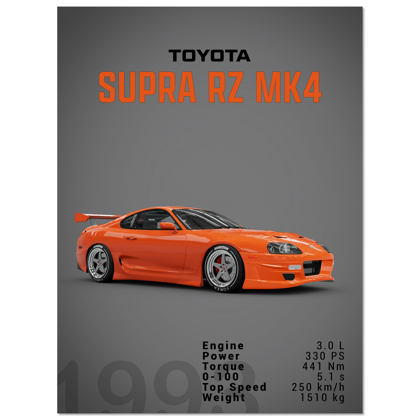 Toyota Supra RZ MK4 (SUPRA03D)