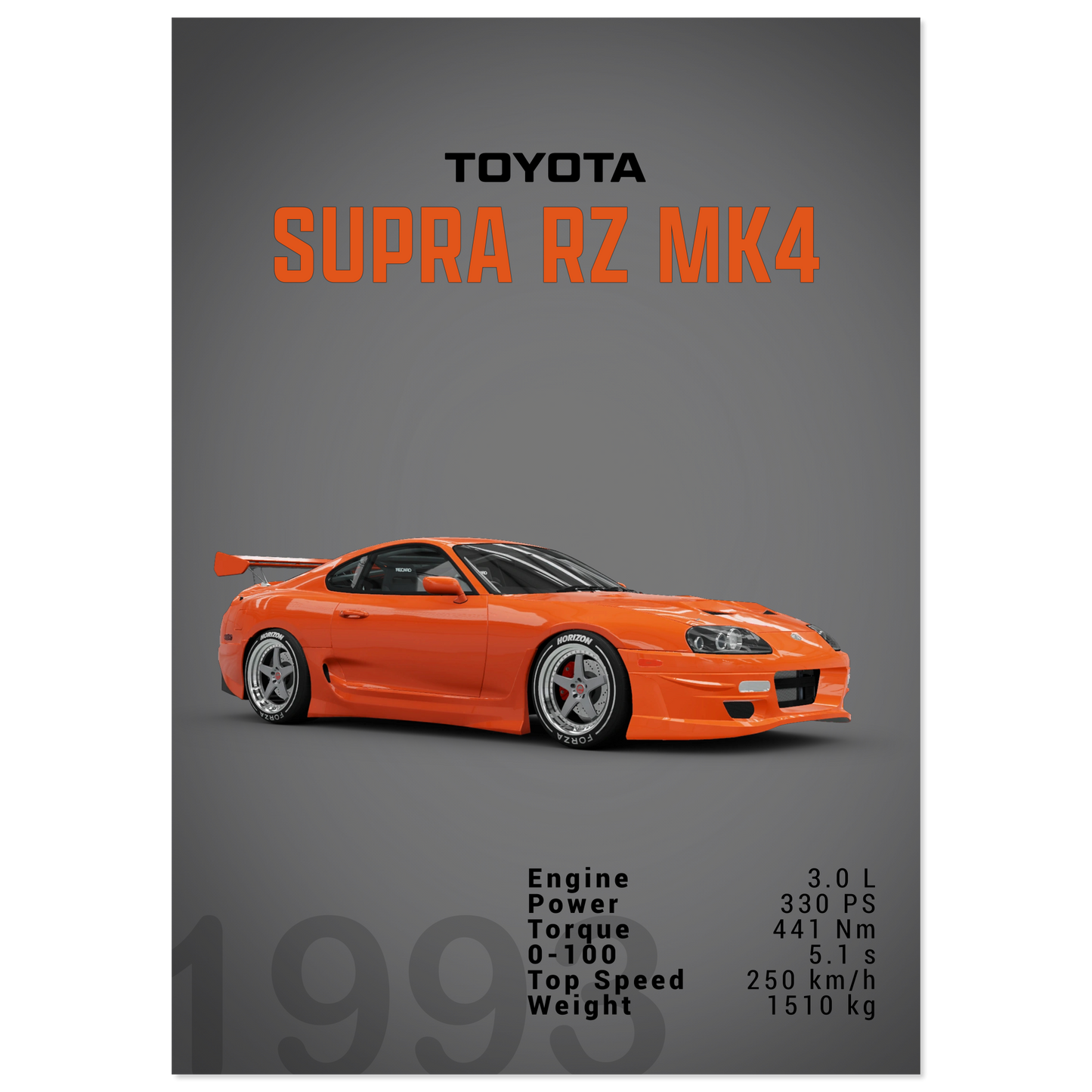 Toyota Supra RZ MK4 (SUPRA03D)