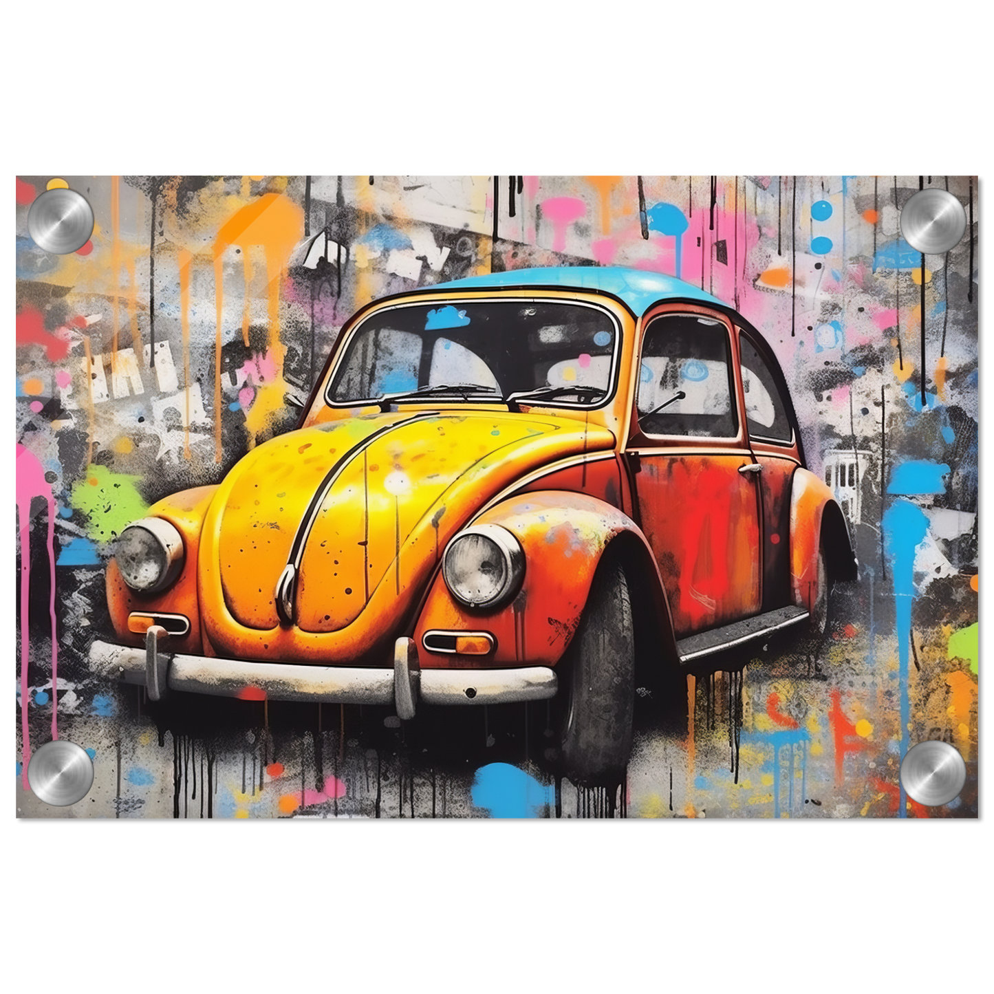 Volkswagen Beetle street art (VW02)