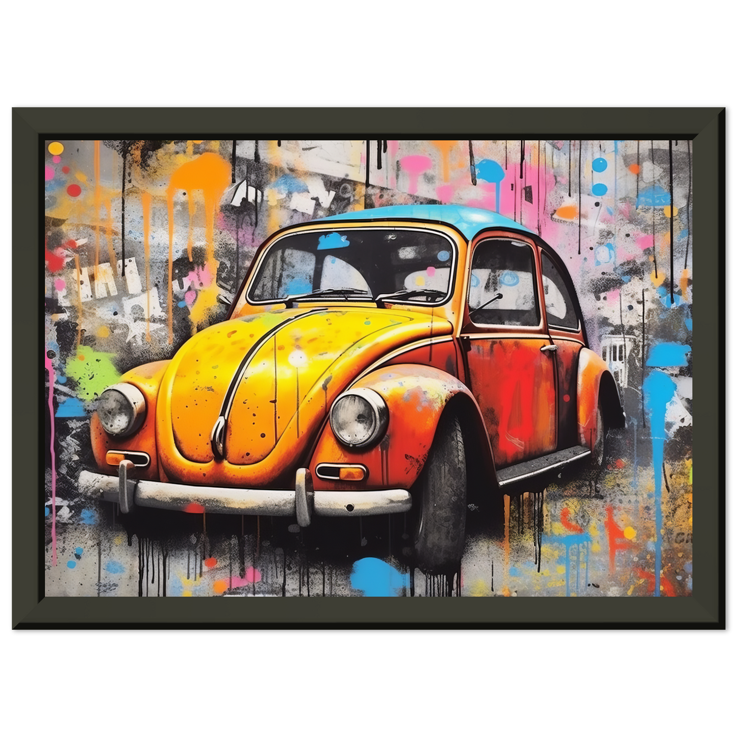 Volkswagen Beetle street art (VW02)