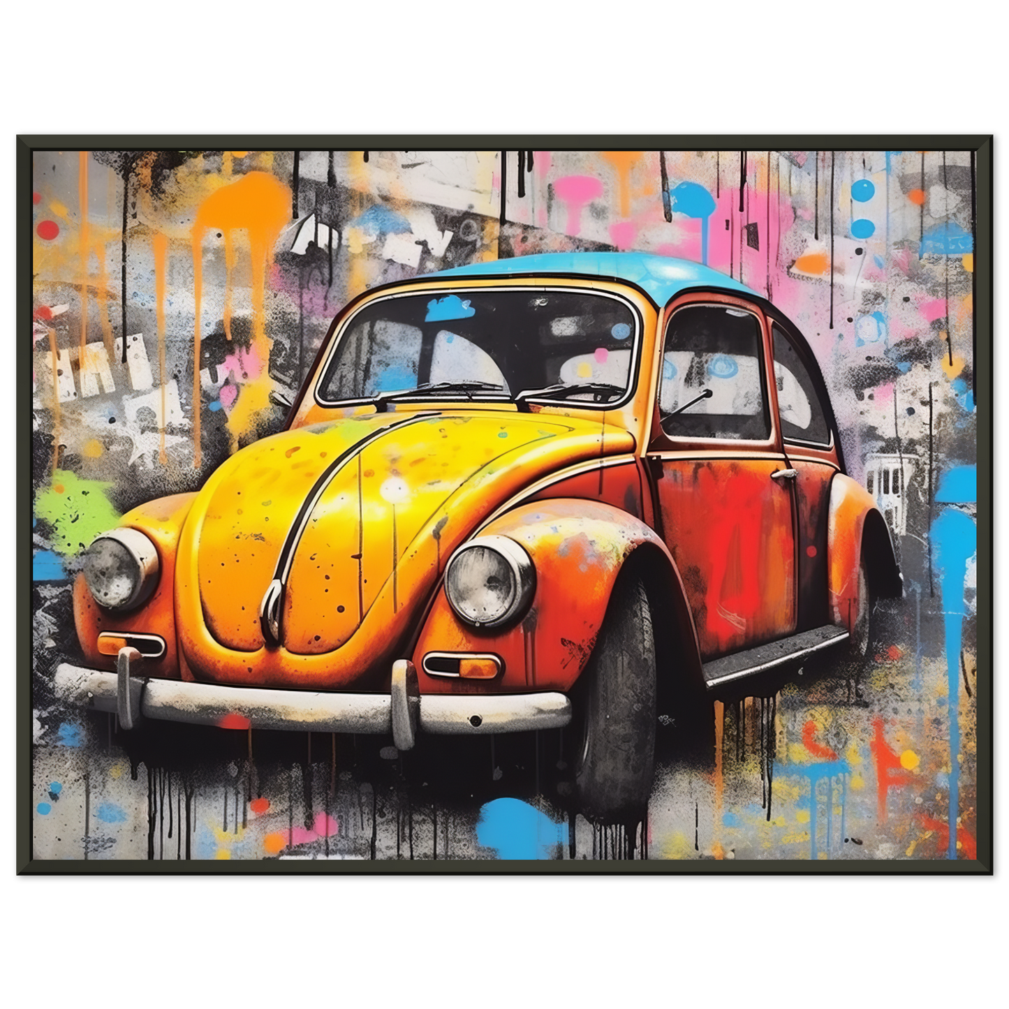 Volkswagen Beetle street art (VW02)
