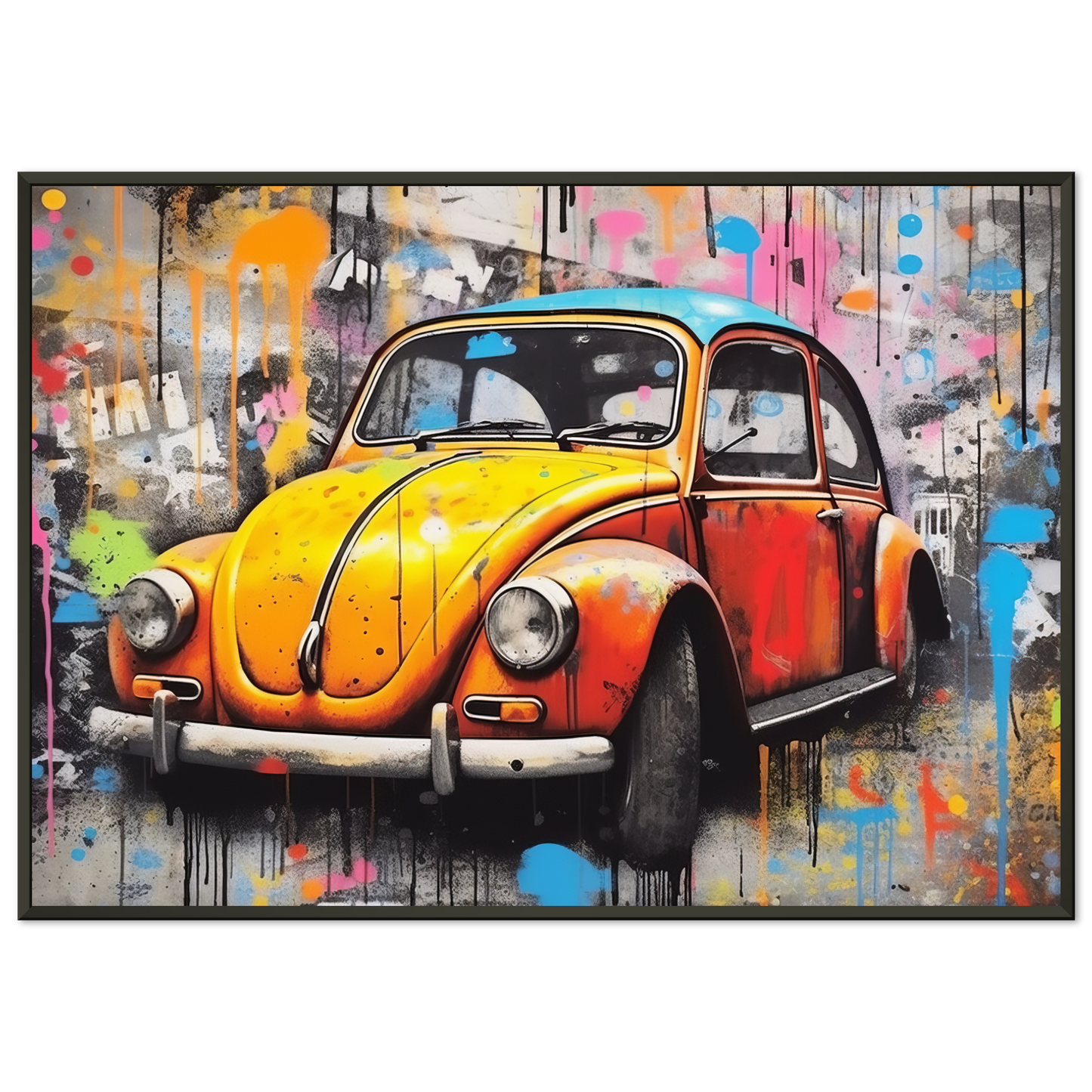 Volkswagen Beetle street art (VW02)