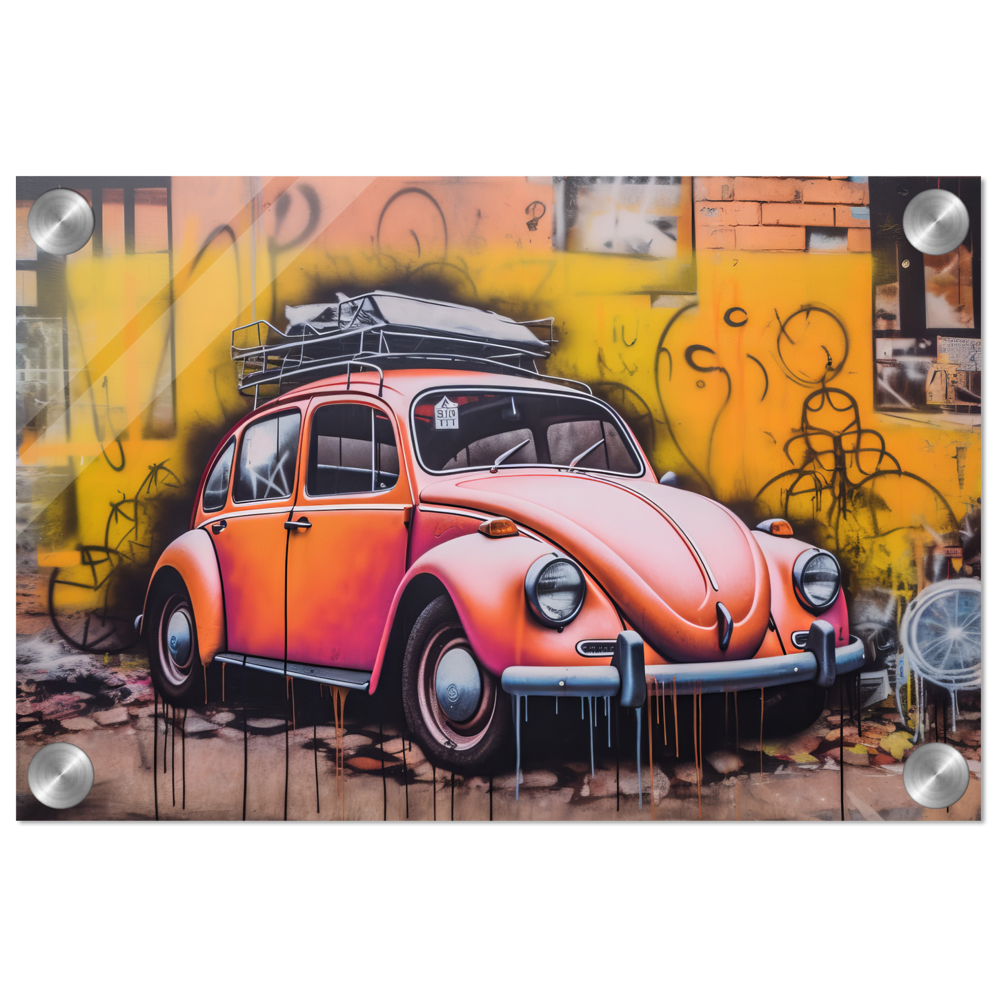 Volkswagen Beetle street art (VW04)
