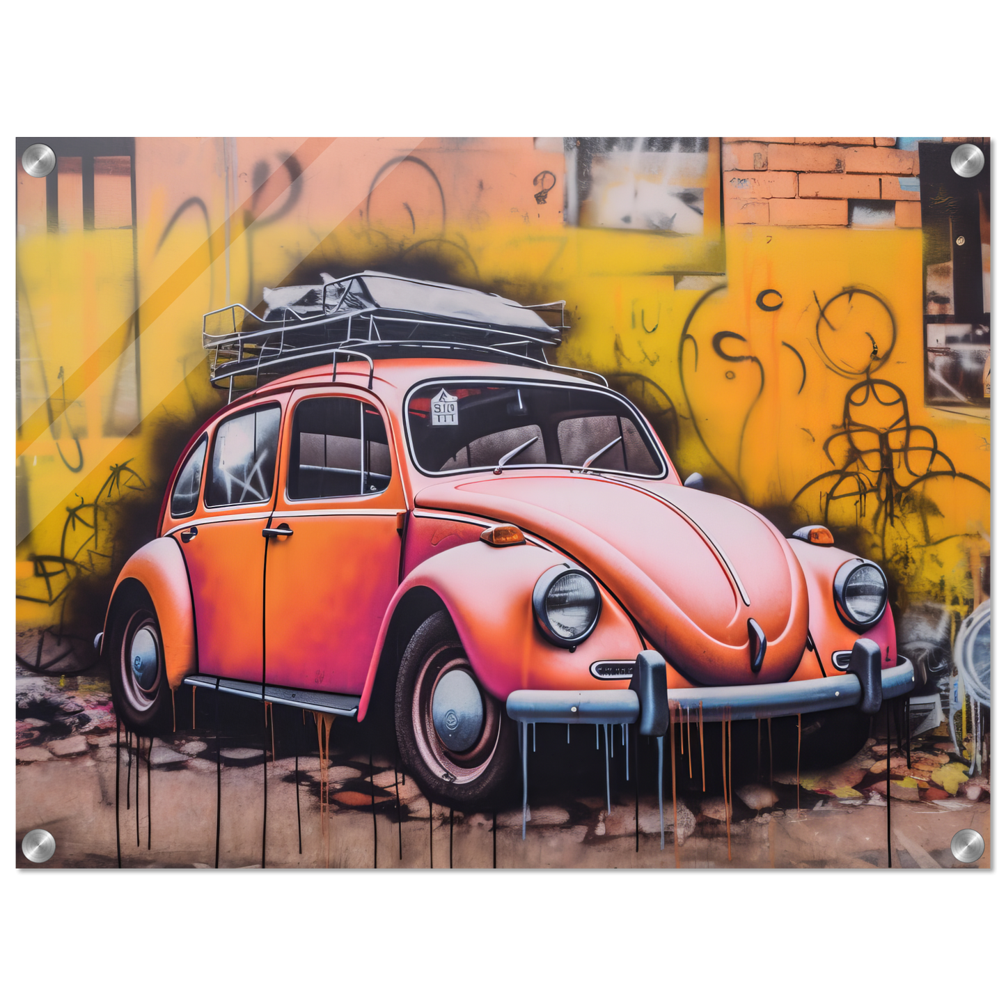 Volkswagen Beetle street art (VW04)