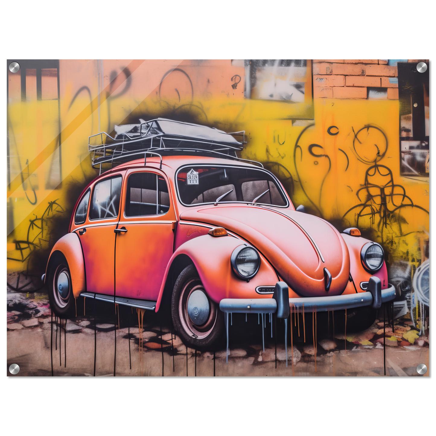 Volkswagen Beetle street art (VW04)