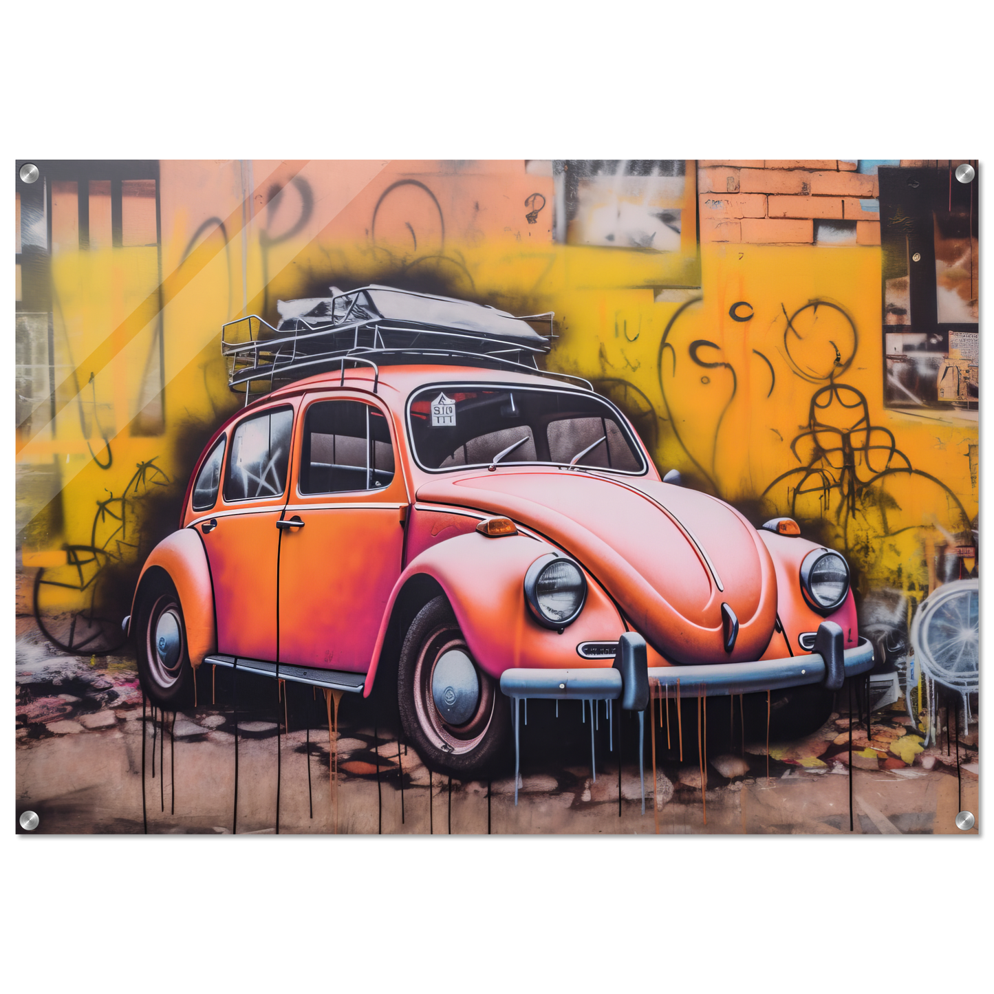 Volkswagen Beetle street art (VW04)