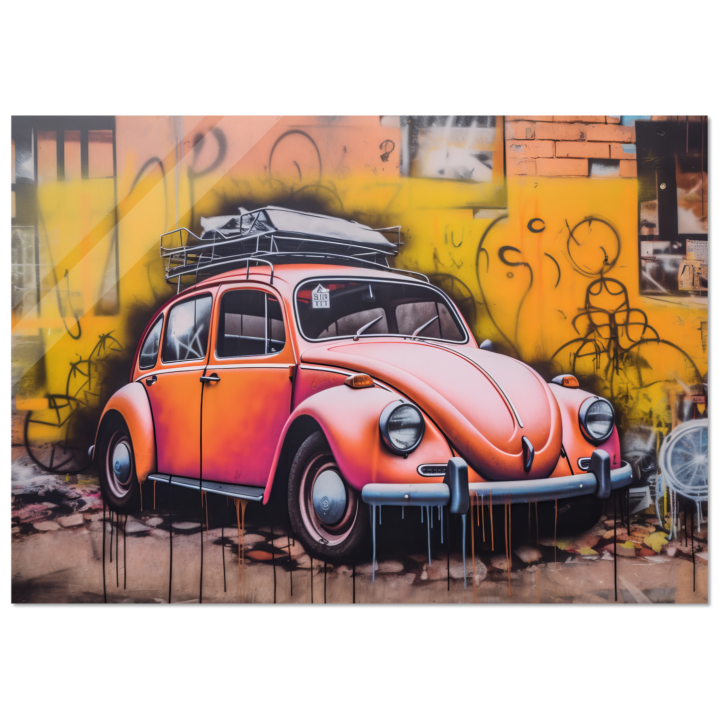 Volkswagen Beetle street art (VW04)