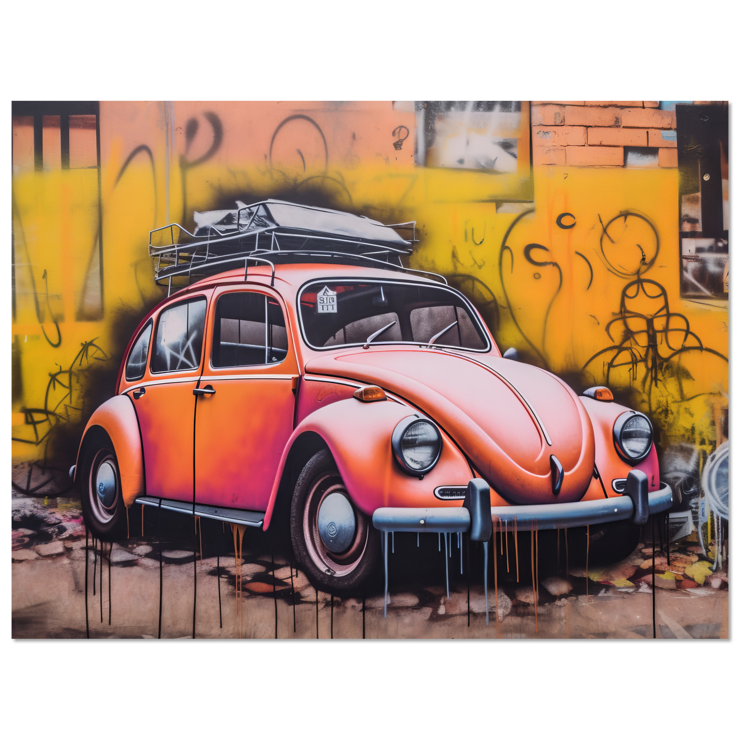 Volkswagen Beetle street art (VW04)