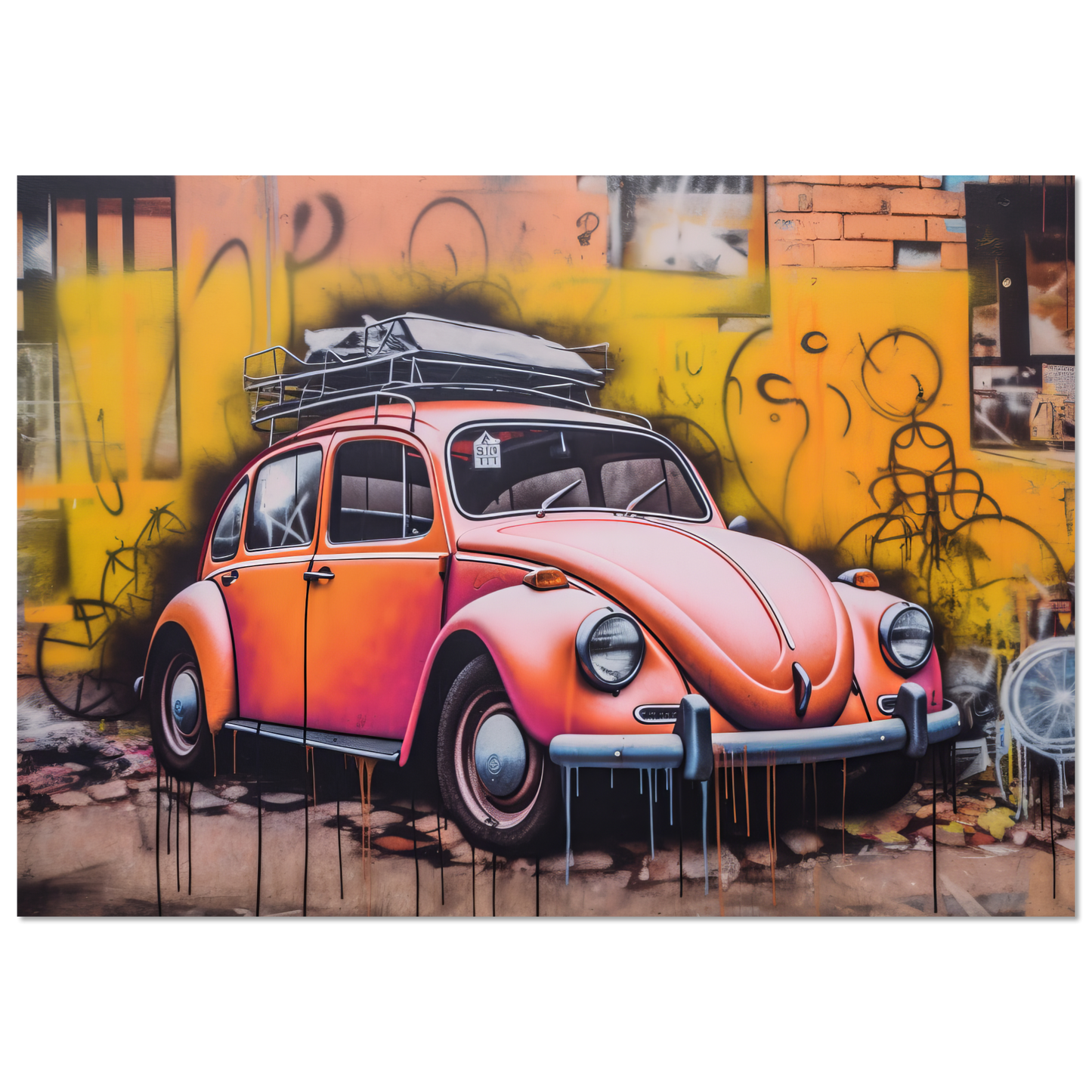 Volkswagen Beetle street art (VW04)