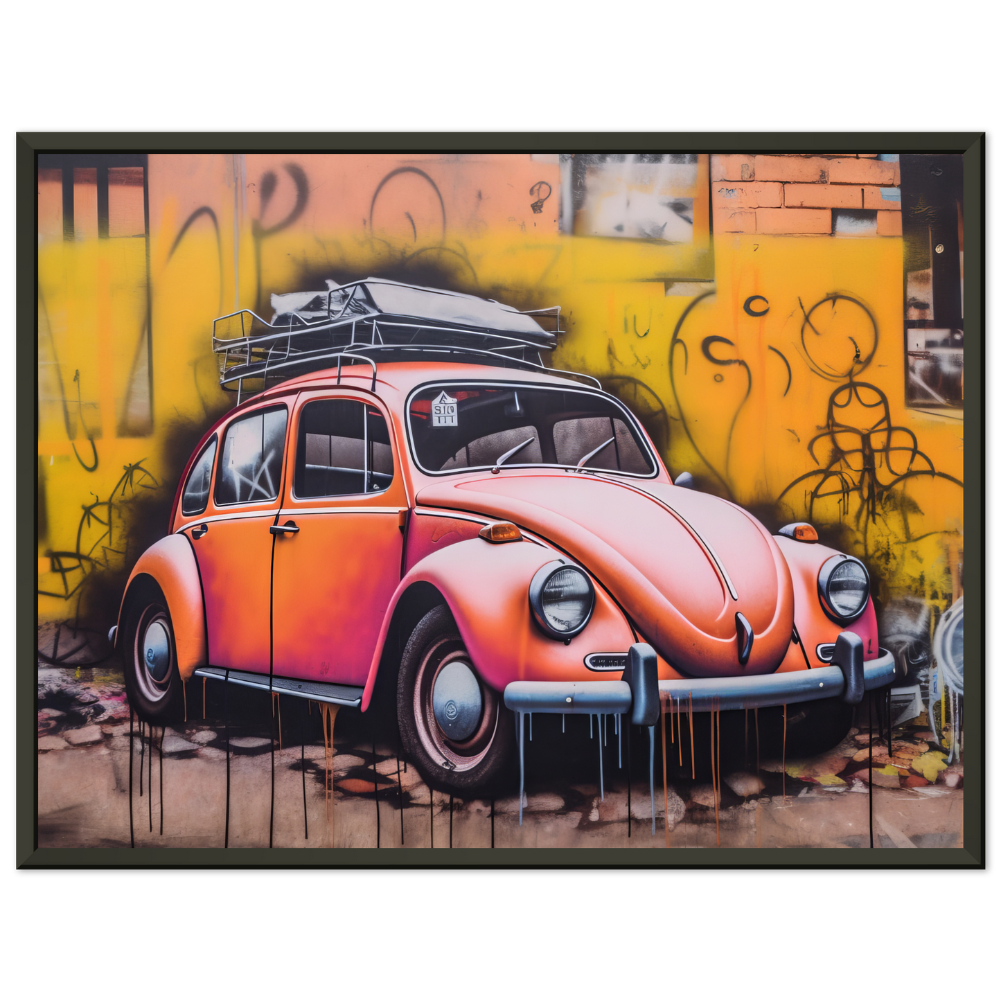 Volkswagen Beetle street art (VW04)