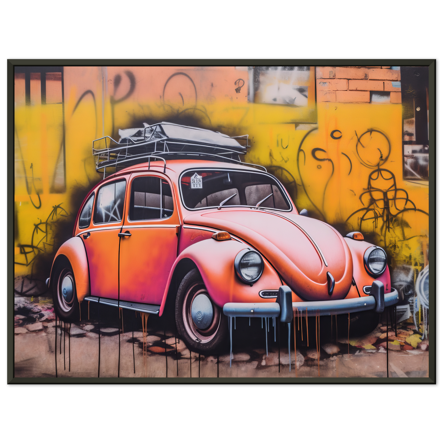 Volkswagen Beetle street art (VW04)