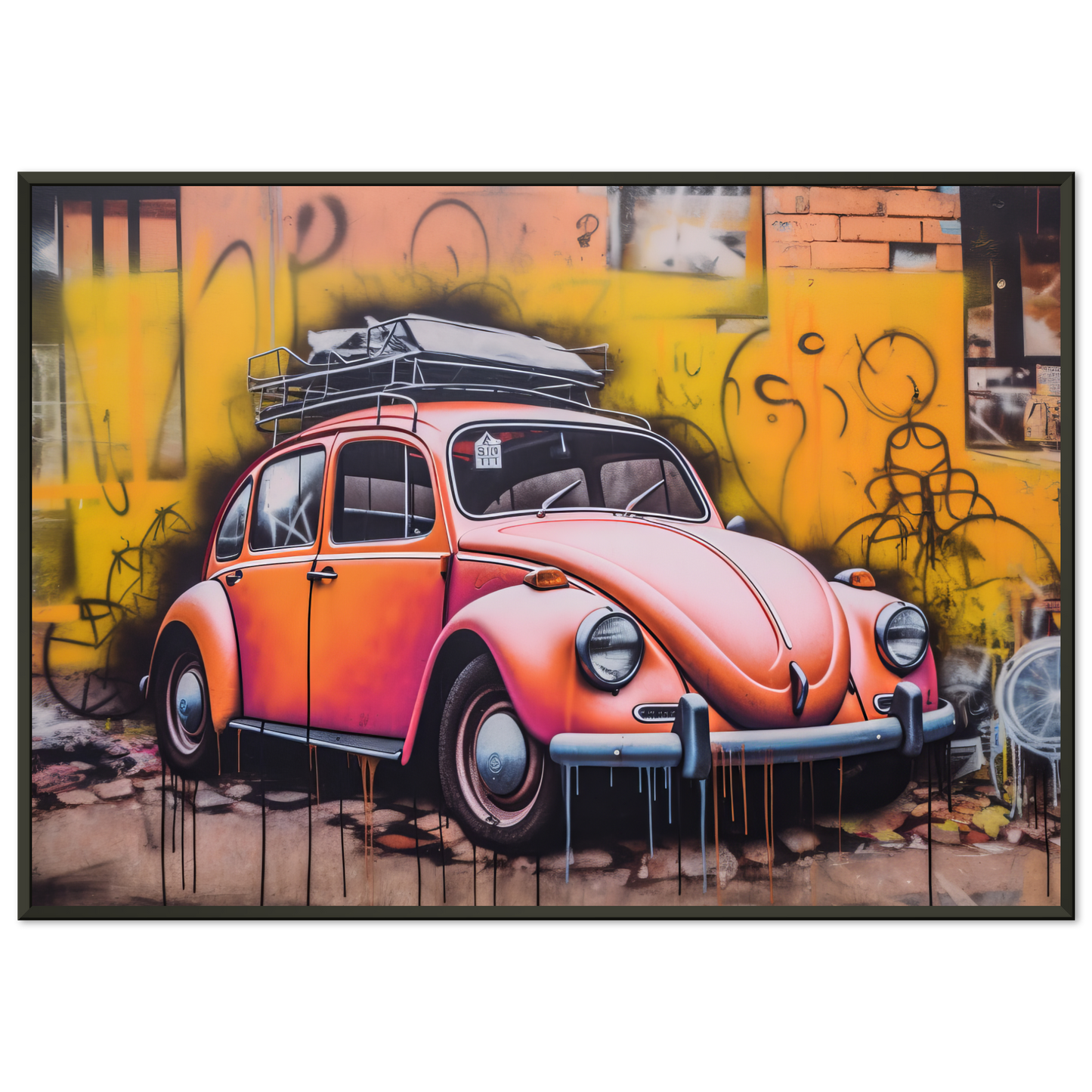 Volkswagen Beetle street art (VW04)