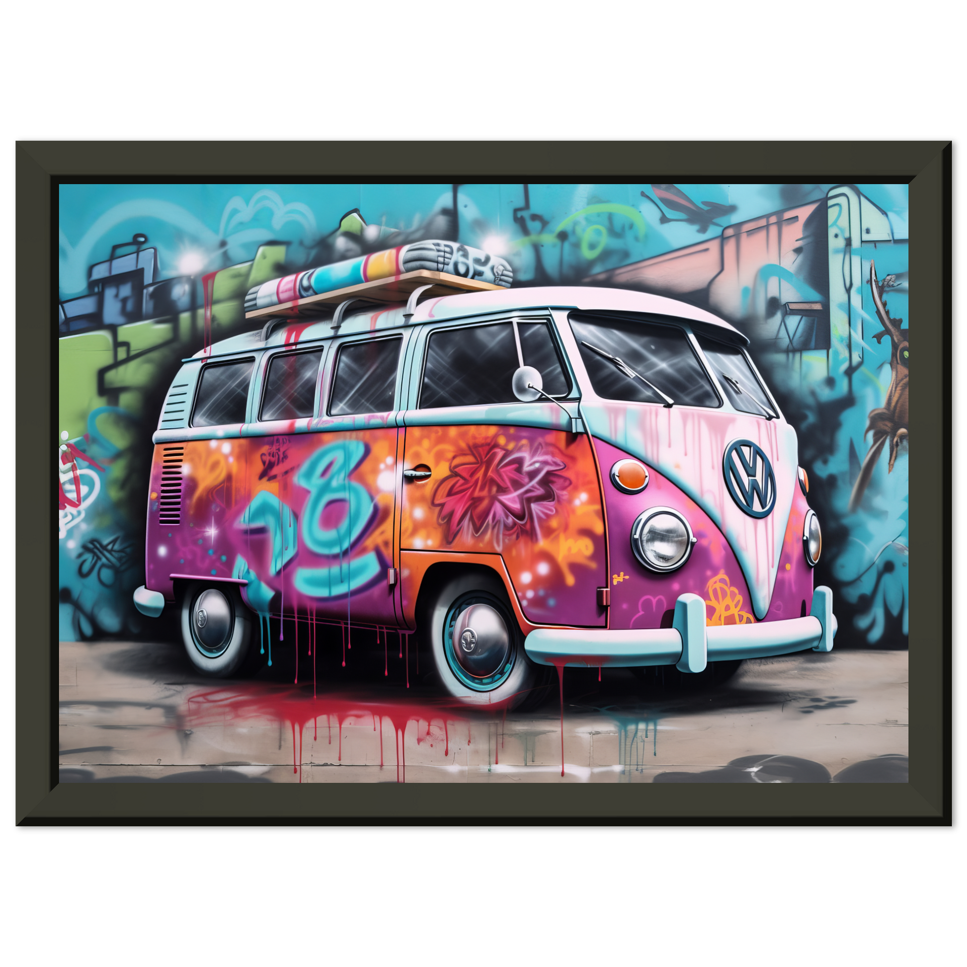 Volkswagen Bulli T1 Street Art (VW05) – decoprints