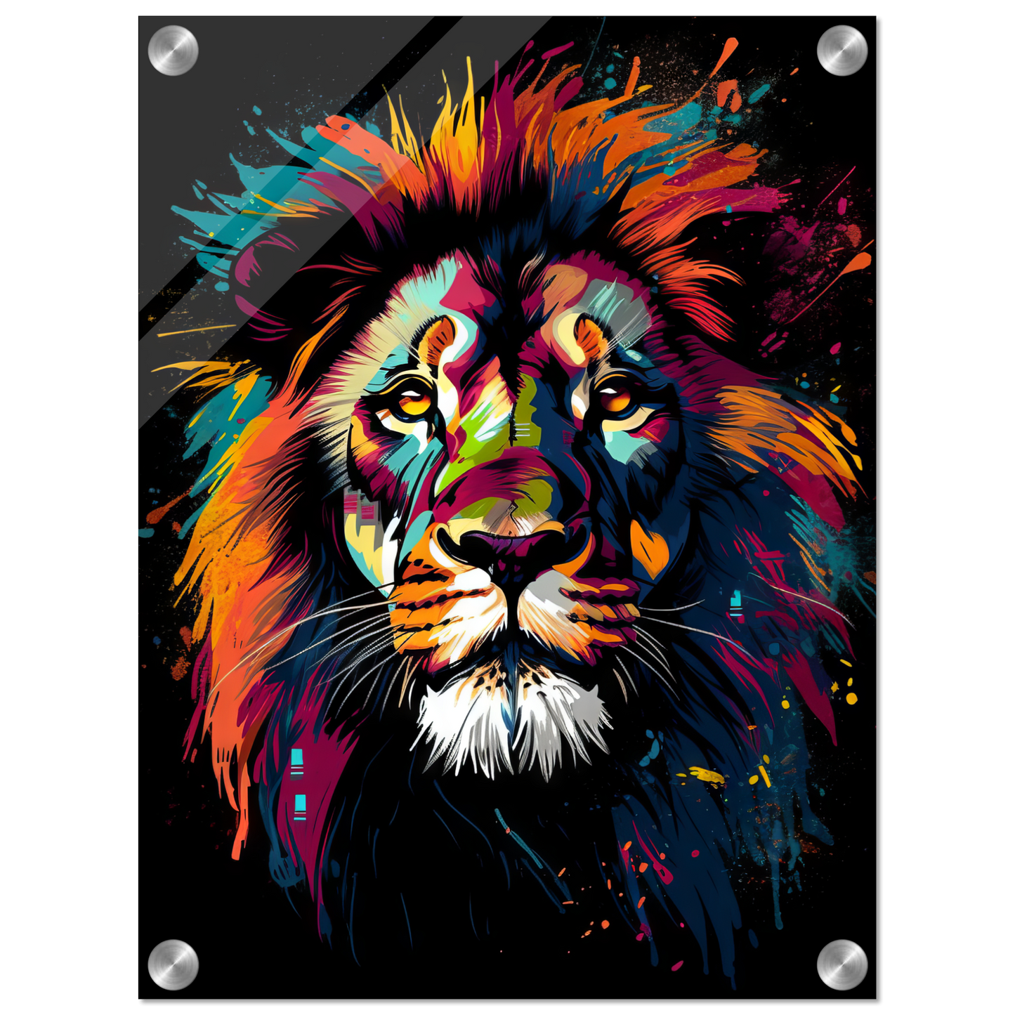 Löwe Pop-Art (WILD01)