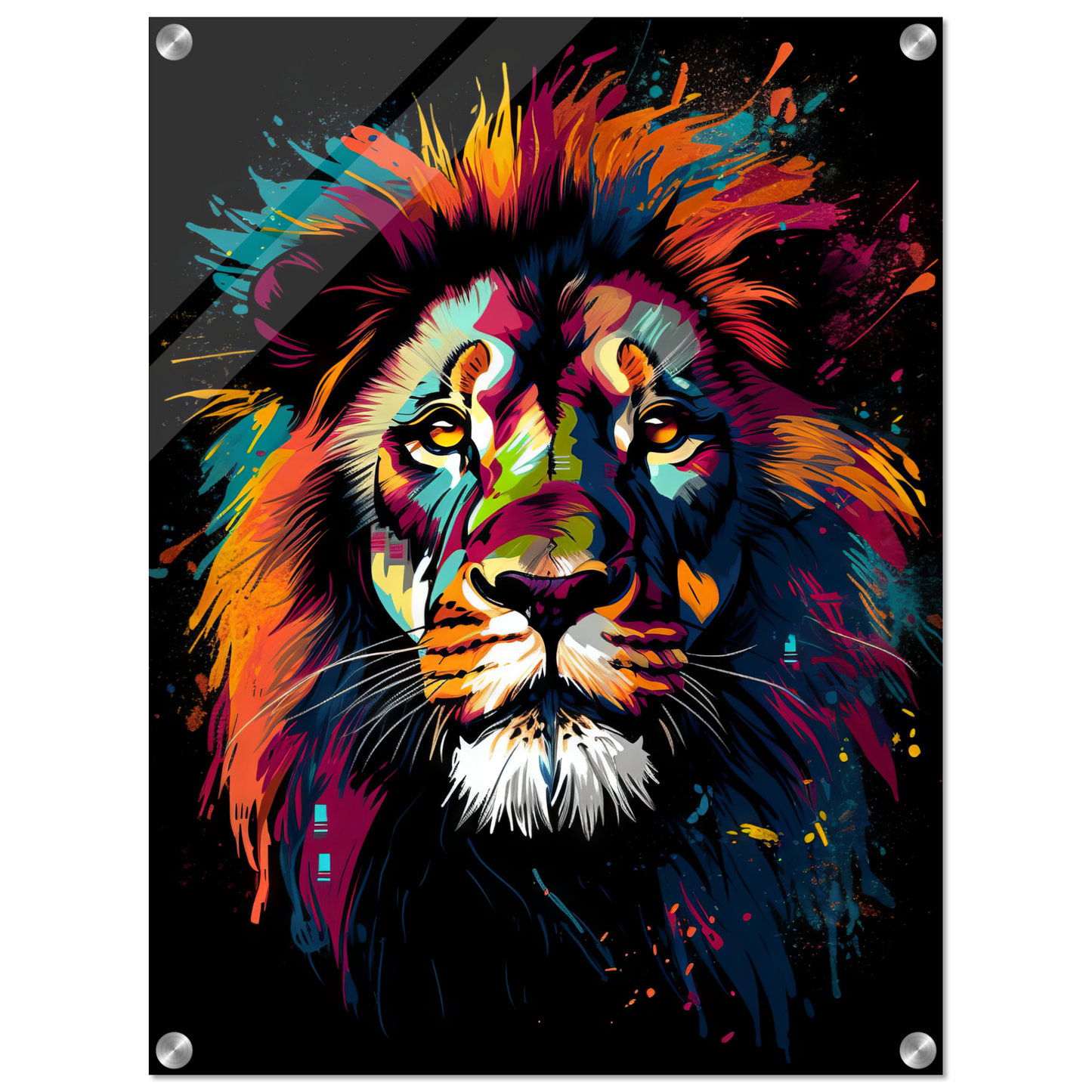 Löwe Pop-Art (WILD01)