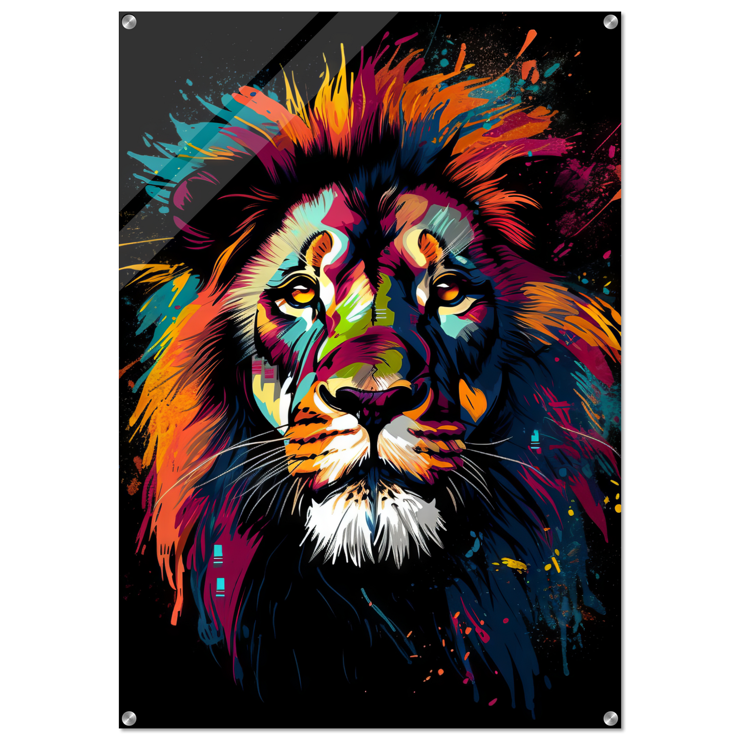 Löwe Pop-Art (WILD01)