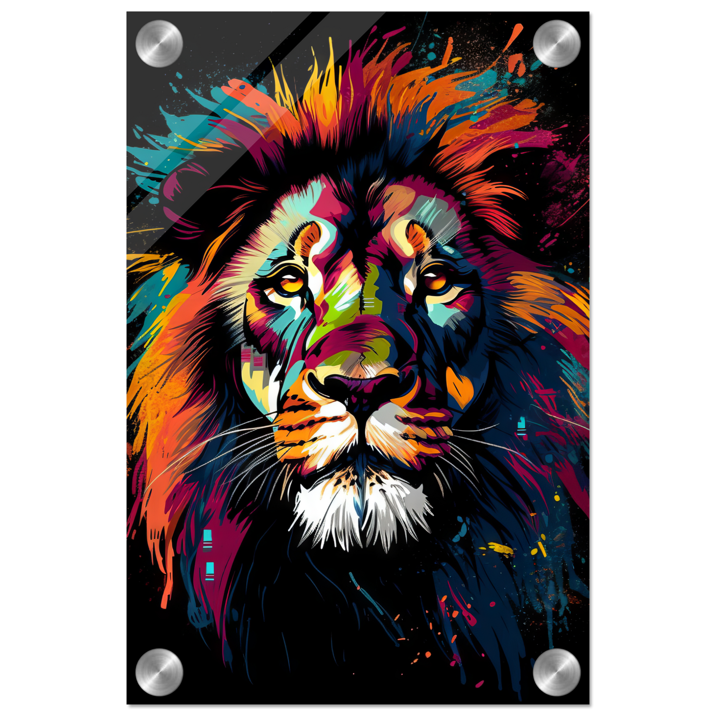 Löwe Pop-Art (WILD01)