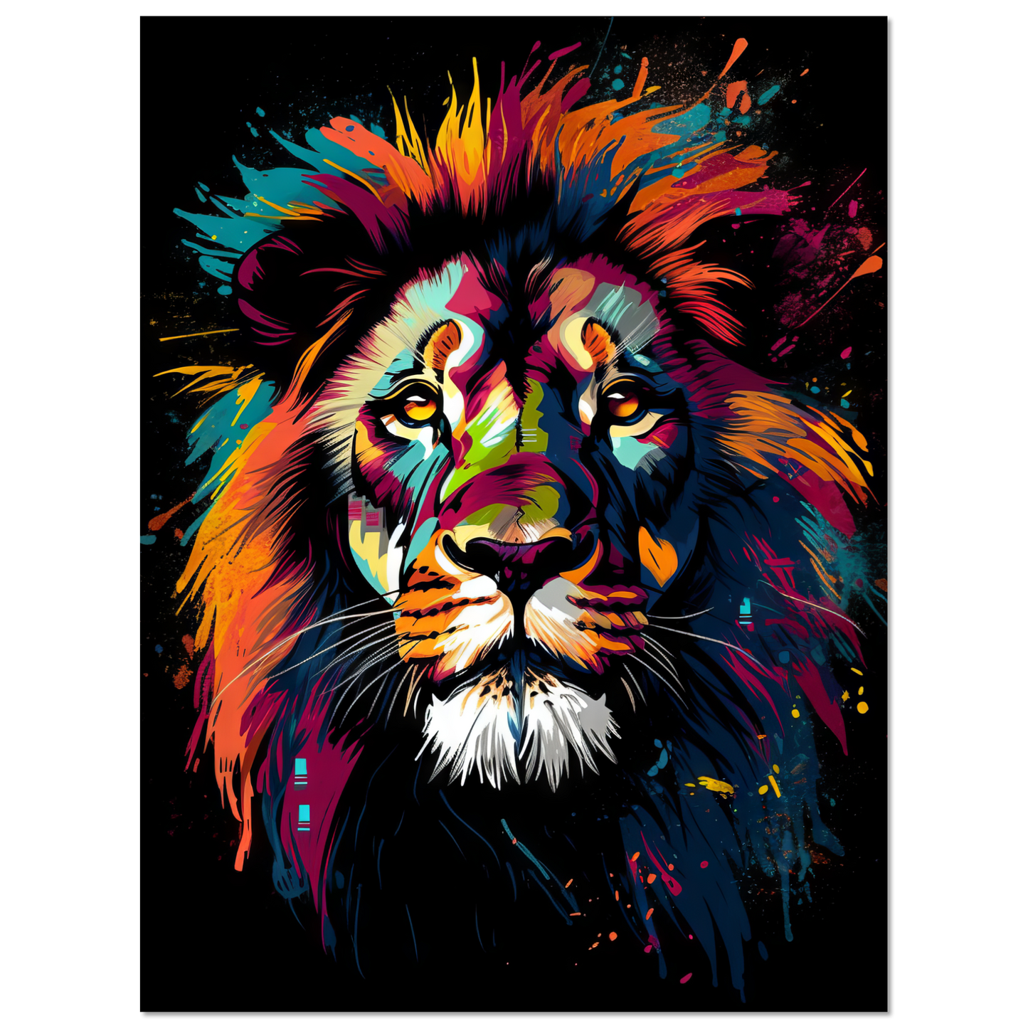 Löwe Pop-Art (WILD01)