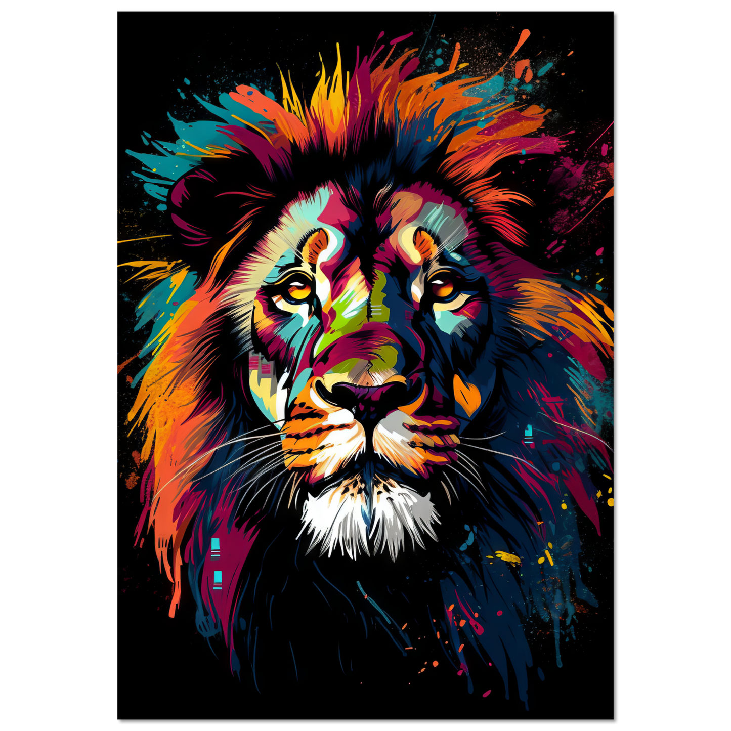 Löwe Pop-Art (WILD01)