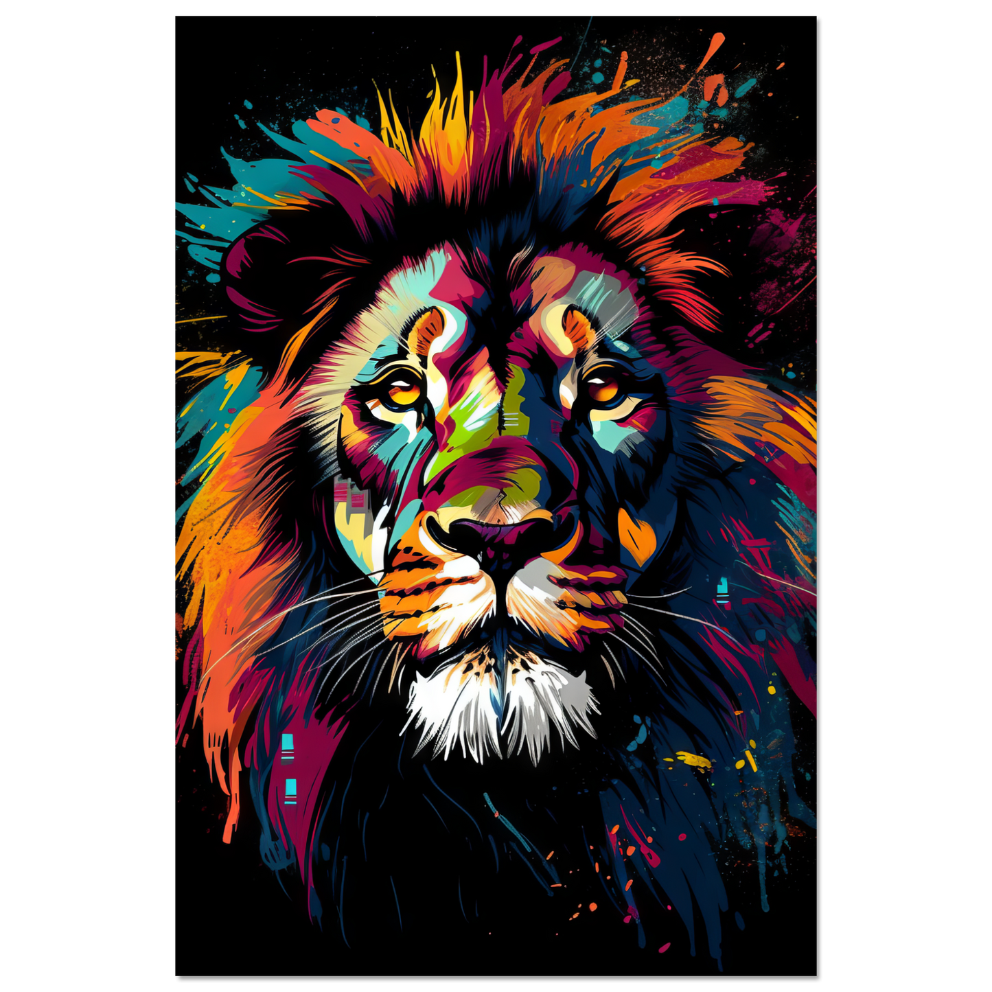 Löwe Pop-Art (WILD01)