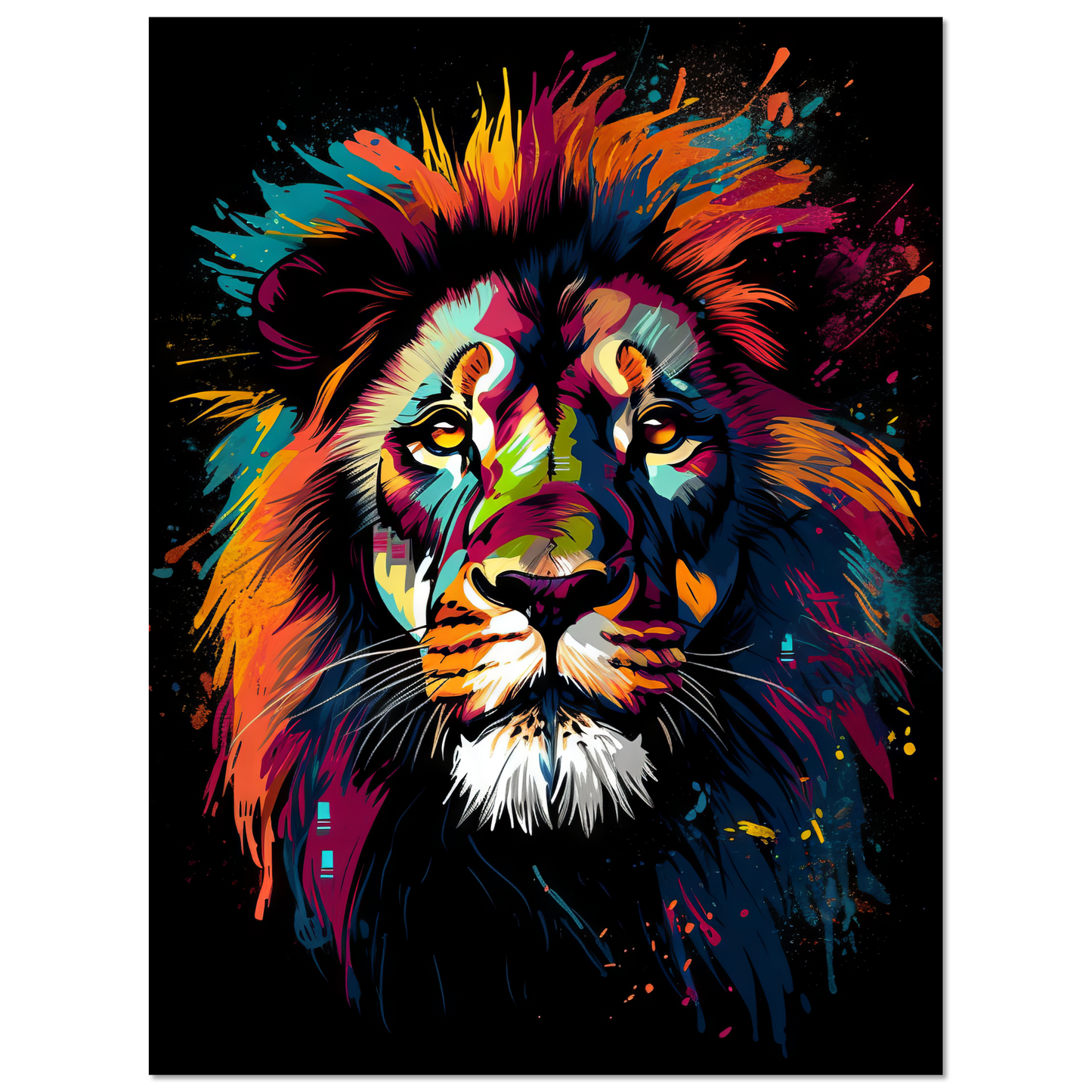 Löwe Pop-Art (WILD01)
