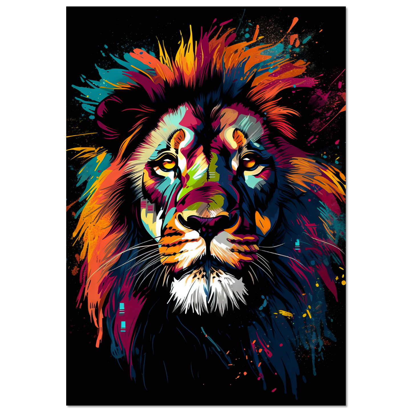 Löwe Pop-Art (WILD01)