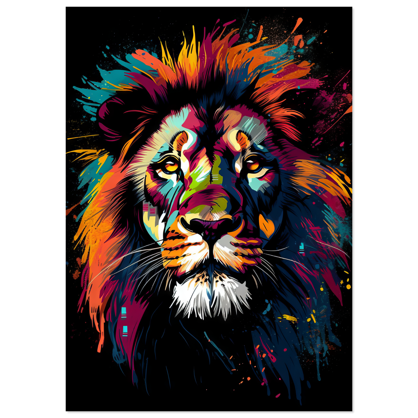 Löwe Pop-Art (WILD01)