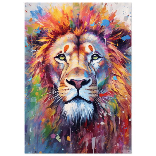 Lion pop art (WILD05)