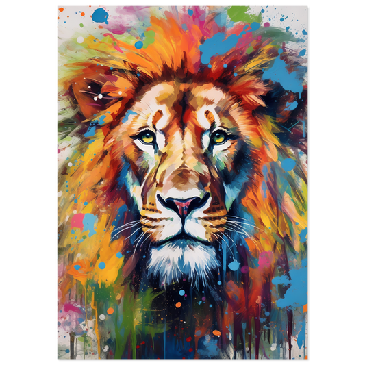Lion pop art (WILD08)