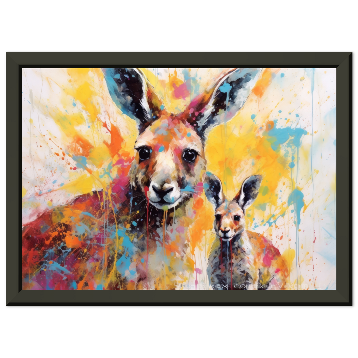 Kängurus Pop-Art (WILD101)