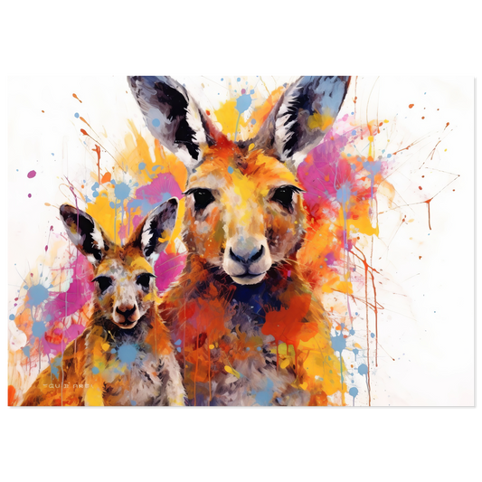 Kangaroos pop art (WILD102)