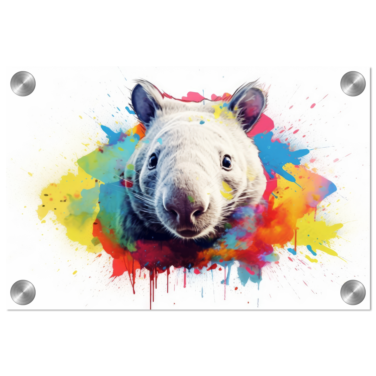 Wombat pop art (WILD106)