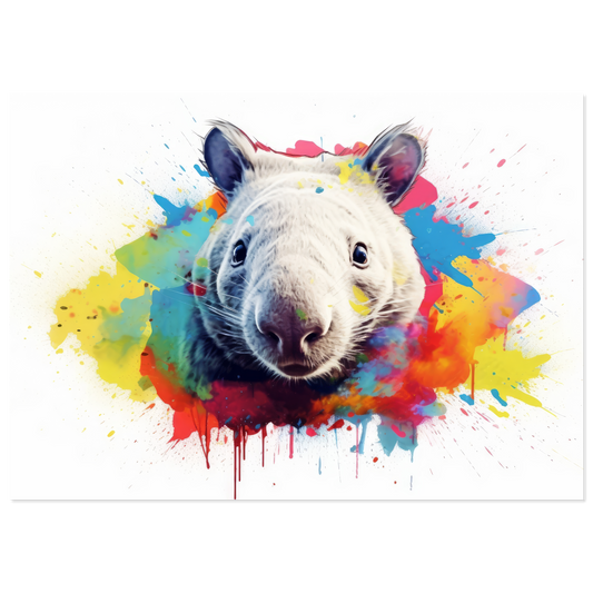 Wombat pop art (WILD106)