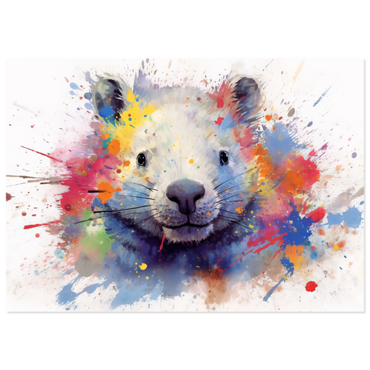 Wombat Pop-Art (WILD107)