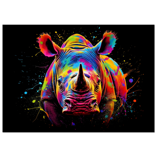 Rhinoceros pop art (WILD114)