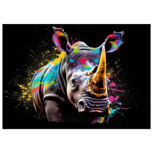 Rhinoceros pop art (WILD115)