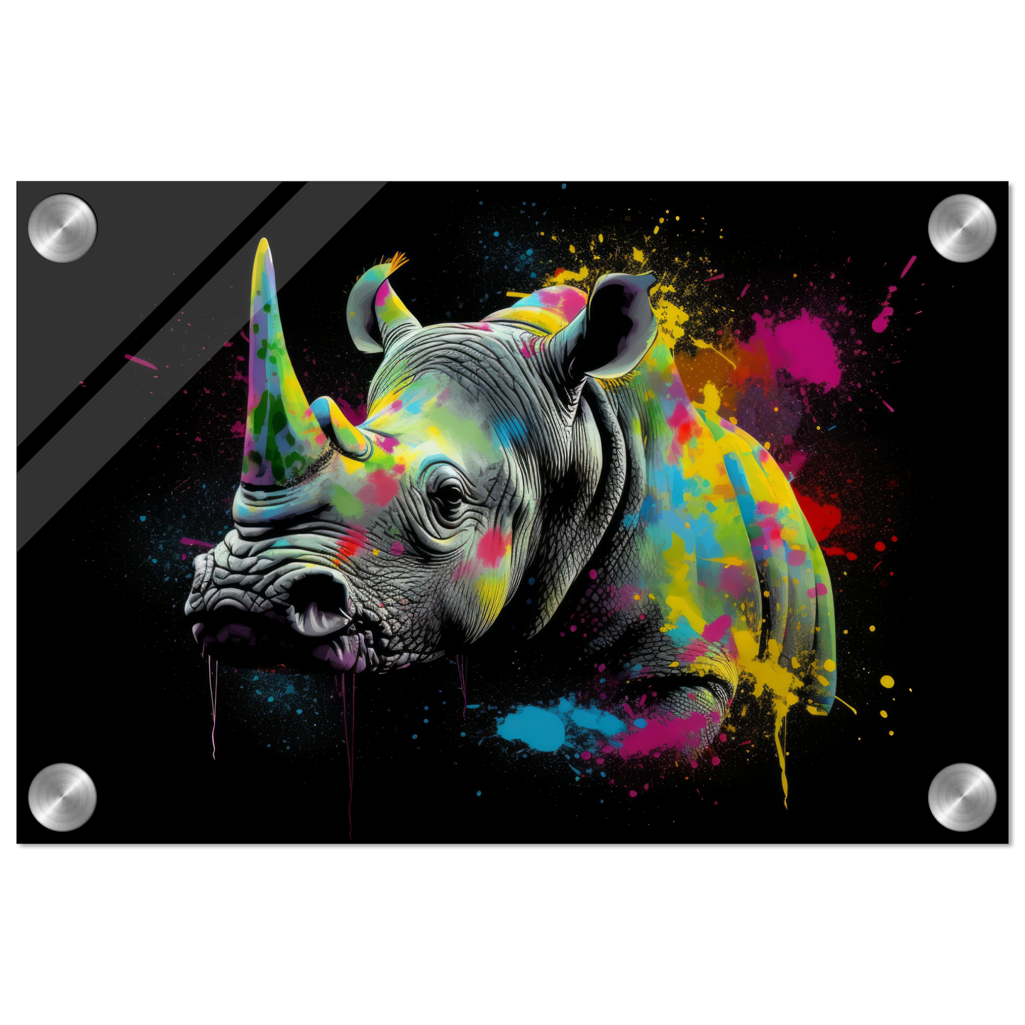 Rhinoceros pop art (WILD116)