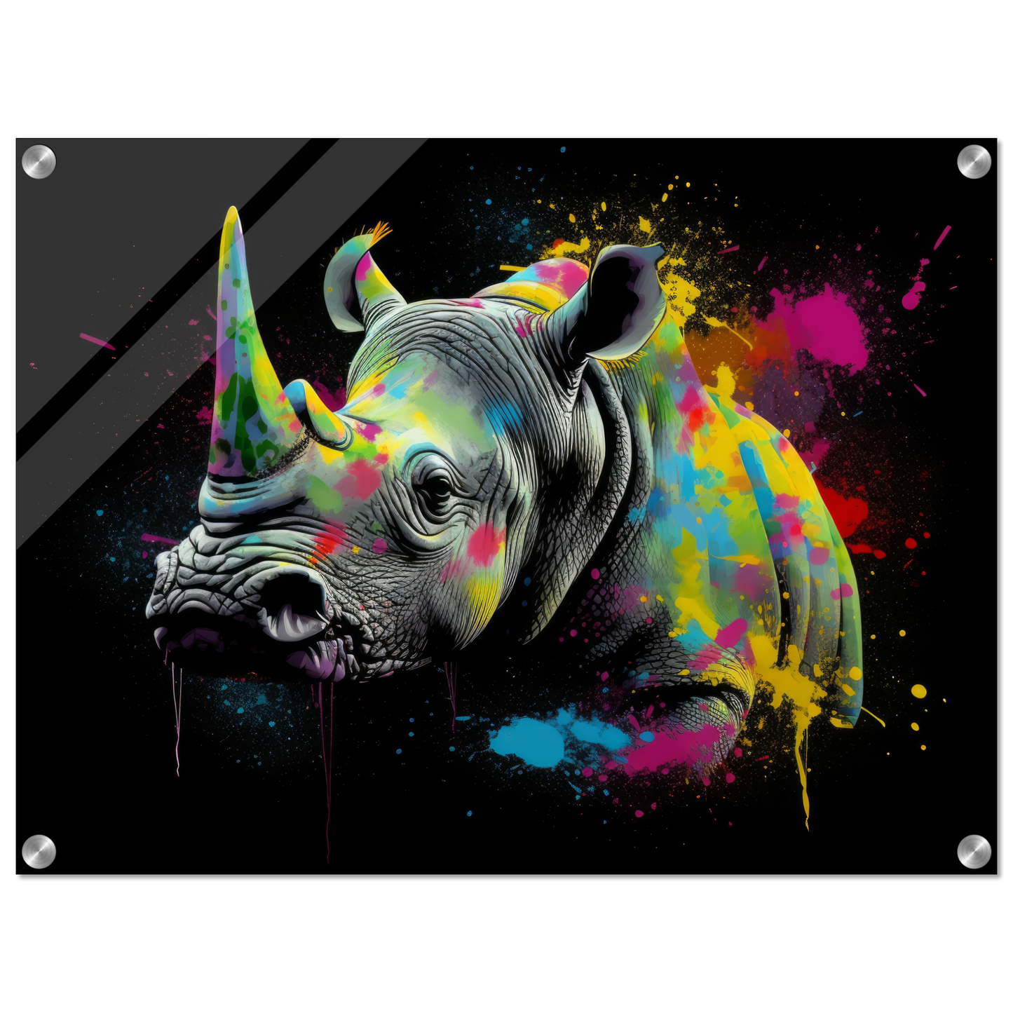 Rhinoceros pop art (WILD116)