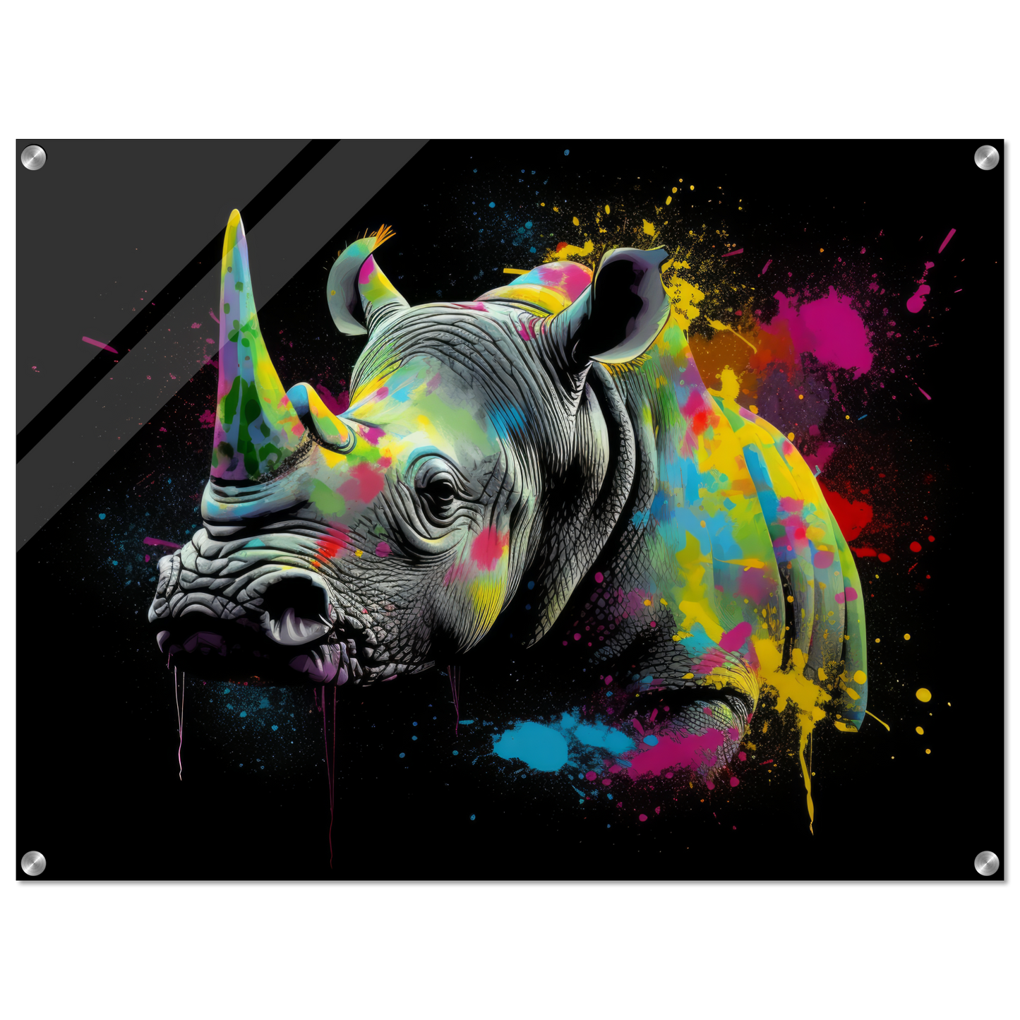 Rhinoceros pop art (WILD116)