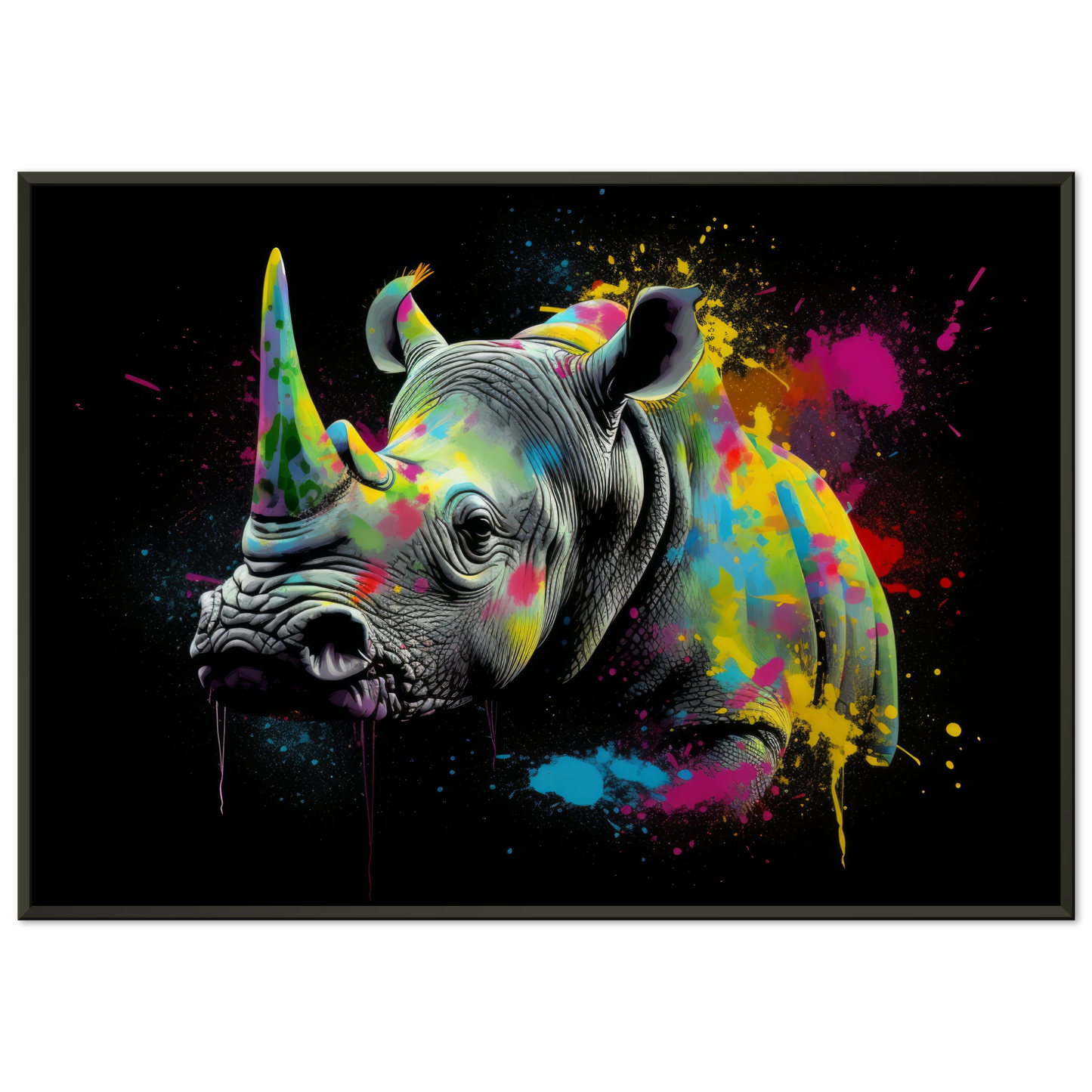 Rhinoceros pop art (WILD116)