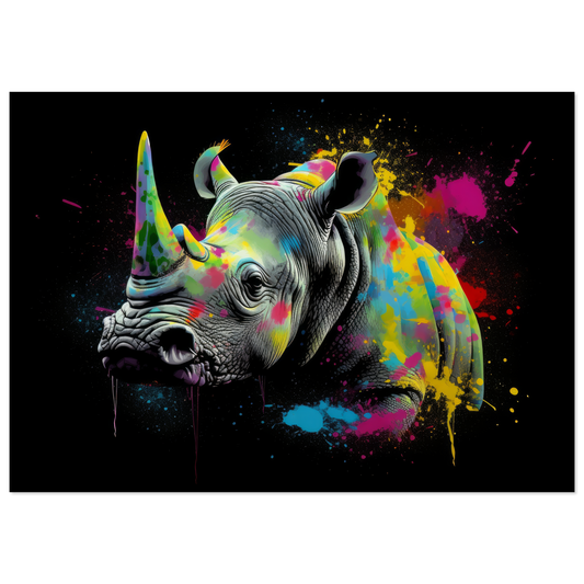 Rhinoceros pop art (WILD116)